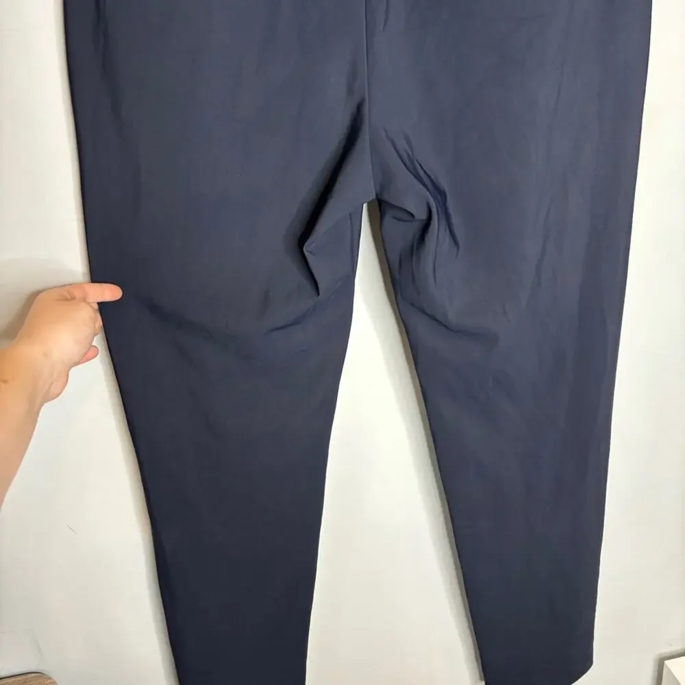 Theory Men’s Mayer Drawstring Precision Slim Fit Ponte Pants Navy